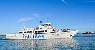 Compagnie Interîles - Au départ de l'île d'Oléron (St-Denis-d'Oléron) Juillet-Août Compagnie Interîles - Au départ de l'île d'Oléron (St-Denis-d'Oléron) Juillet-Août